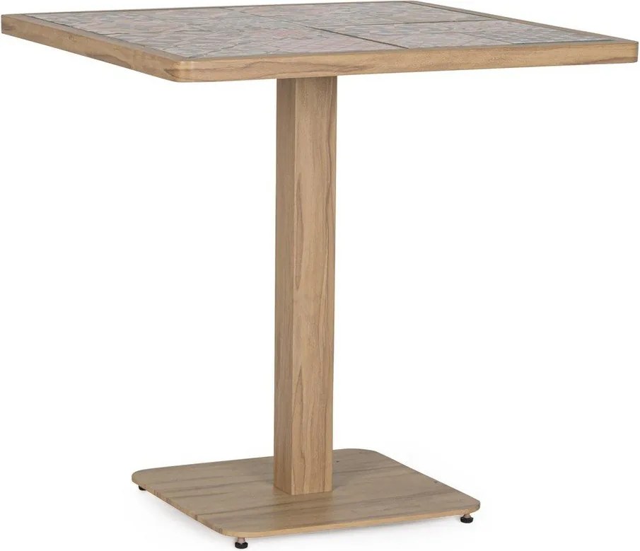 Stalowy stolik ogrodowy 73x73 cm Kalimera – Bizzotto