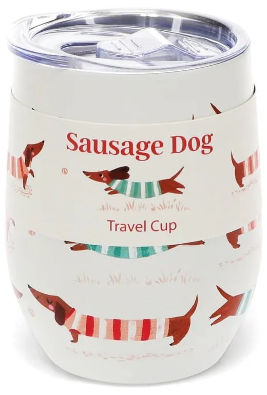 Kubek podróżny 350 ml Sausage Dog – Rex London