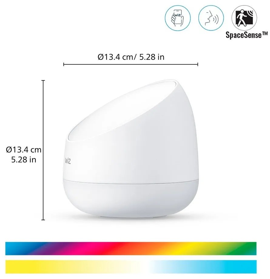 Inteligentna lampa stołowa LED 9 W Squire – WiZ