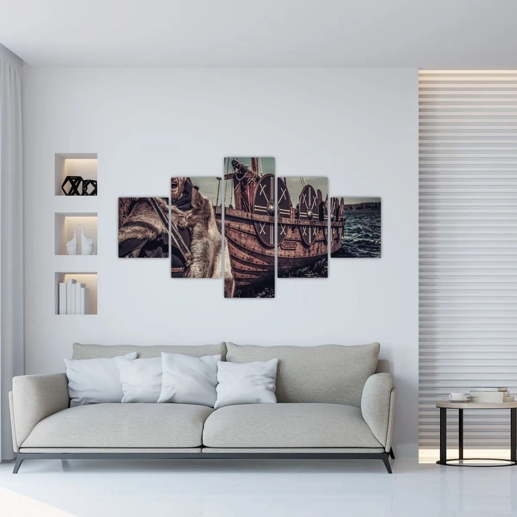 Obraz - Wiking (125x70 cm)
