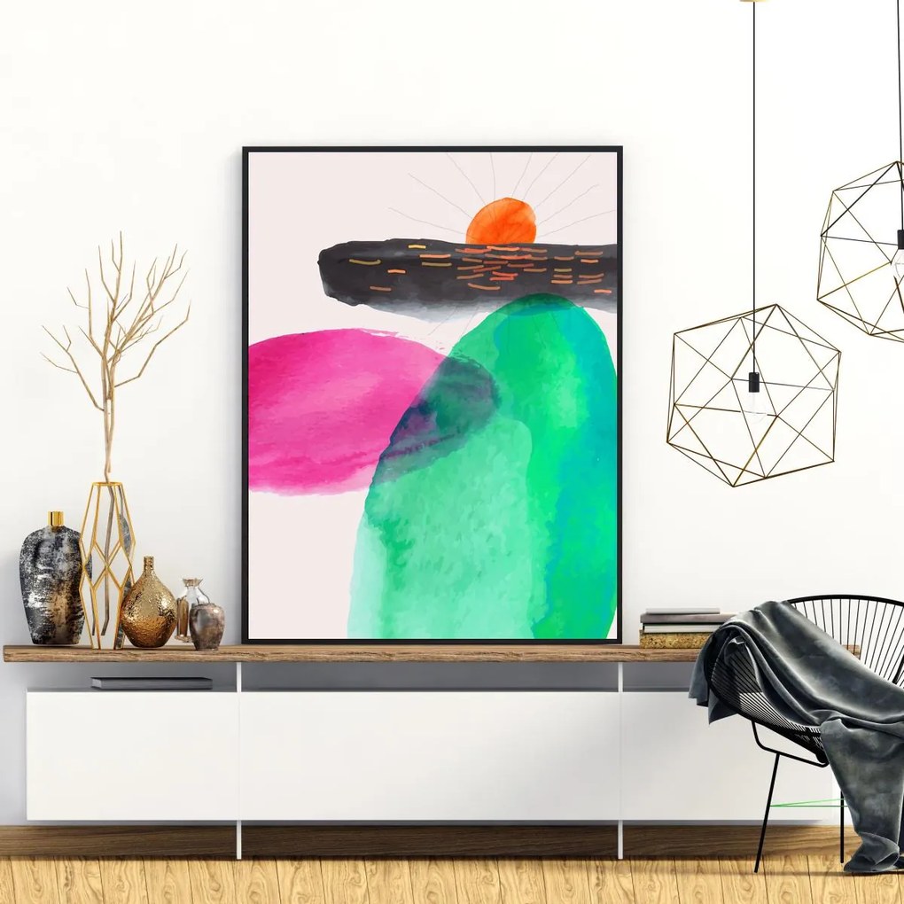 Plakat - Artystyczna abstrakcja (A4)