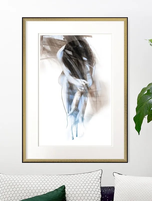 Obraz Akt 3, Seria Niebieska