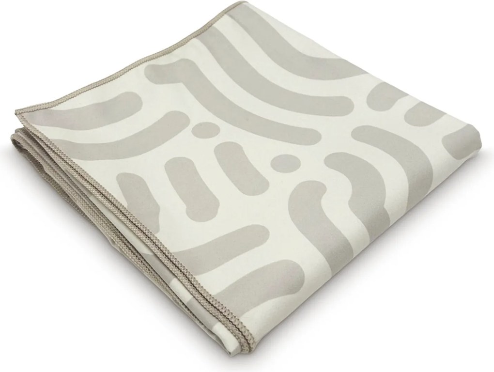 SZYBKOSCHNĄCY RĘCZNIK Z MIKROFIBRY BEŻOWY 70X140 70x140 cm