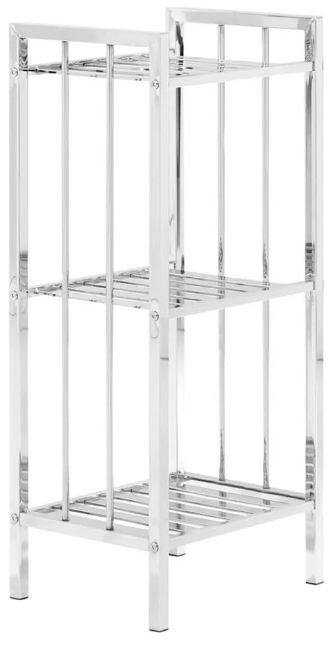 Regał łazienkowy w kolorze srebra 33x73 cm – Premier Housewares