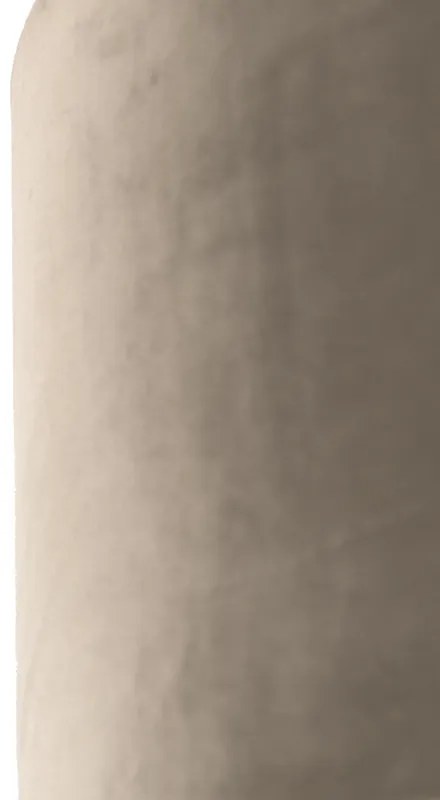 Abażur welurowy taupe 50/50/25 ze złotym wnętrzem klasyczny/Antyczny