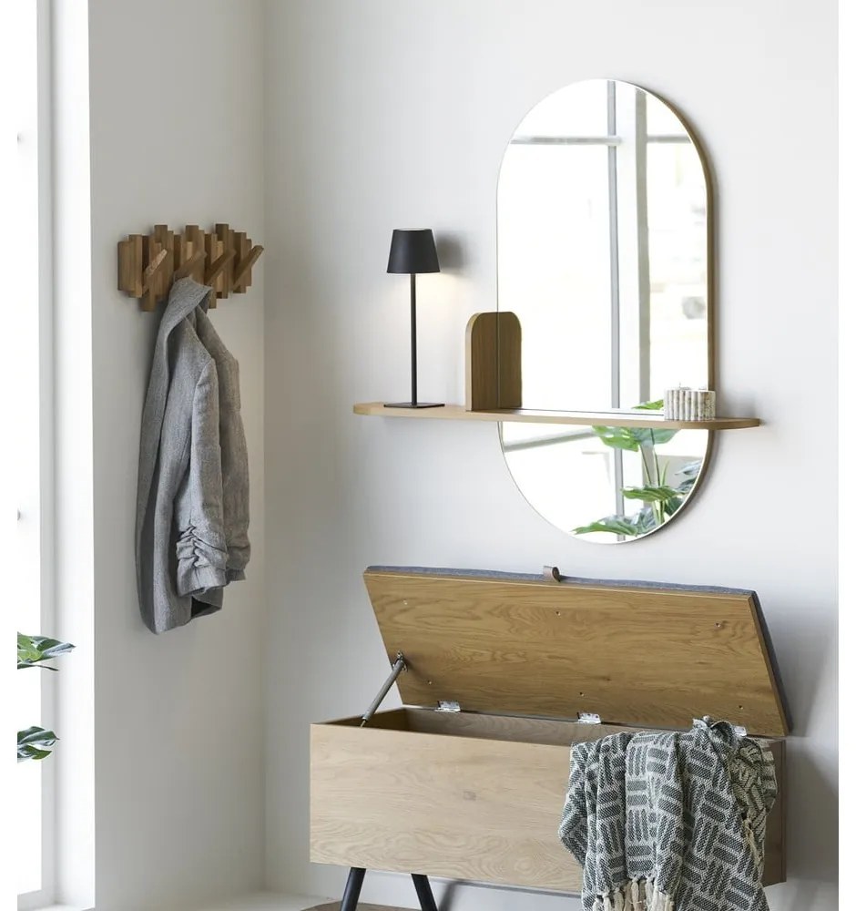 Lustro z półką ścienne 92x94,5 cm Barco – House Nordic