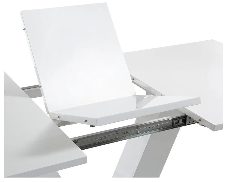 Rozkładany stół z dodatkowym blatem z połyskiem 90x140 cm Aaron – Støraa