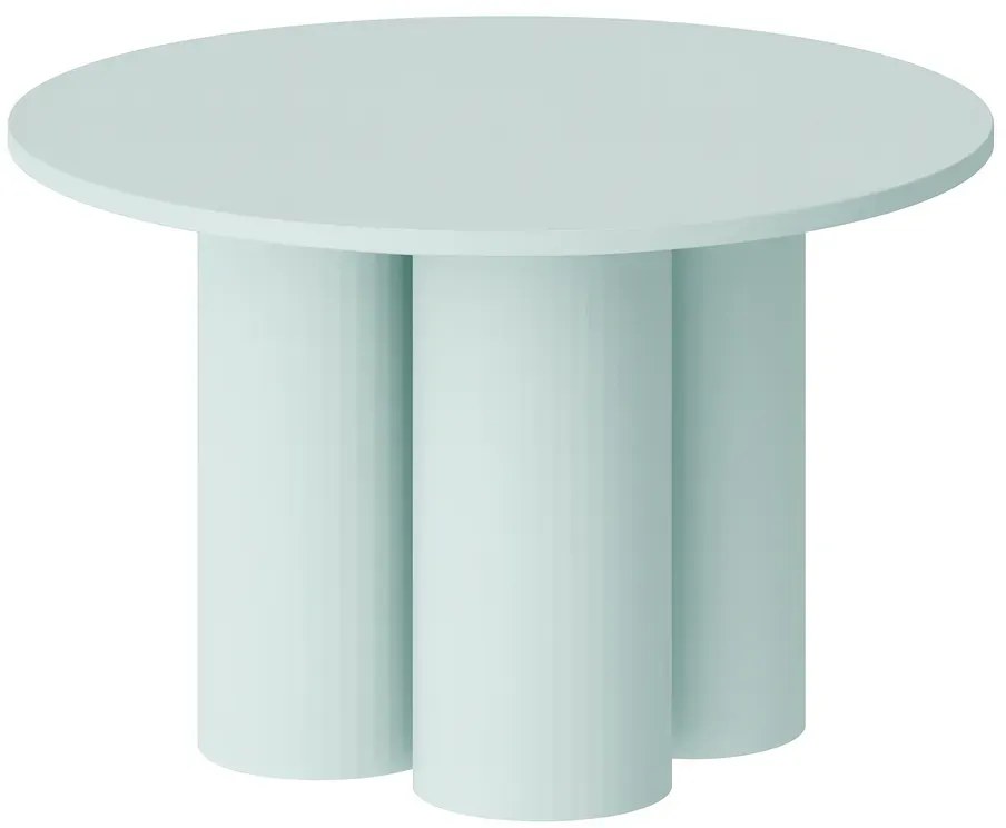 Miętowy matowy stolik kawowy 80 cm W2-N49