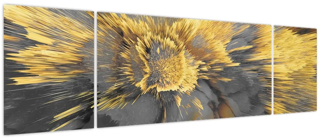 Obraz - Złota ekspansja (170x50 cm)