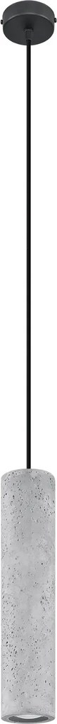 Betonowa lampa wisząca tuba - 3X EX571 N4-E47