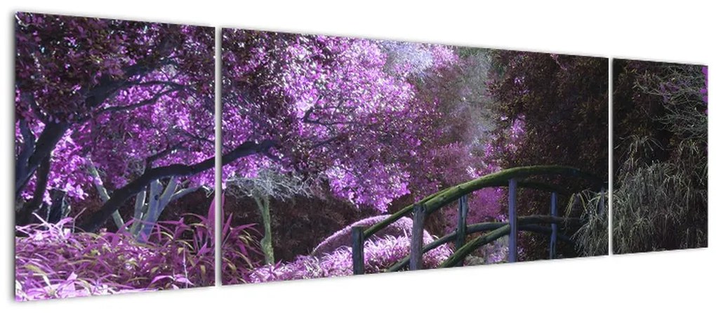 Obraz - Mistyczny ogród (170x50 cm)