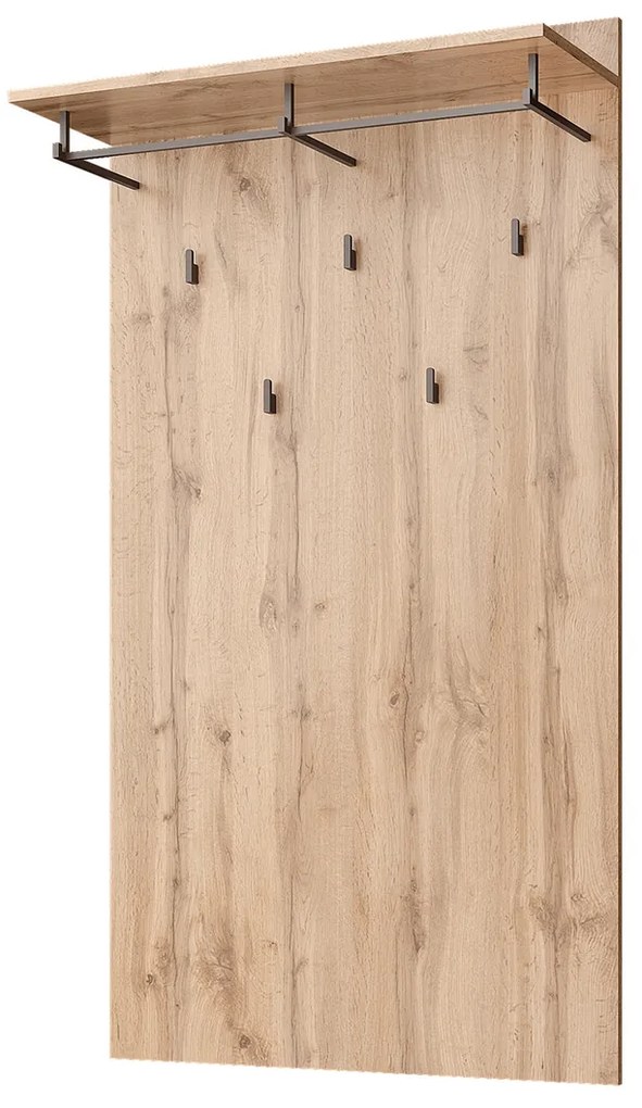 Wieszak panelowy MORATIZ 80, dąb wotan