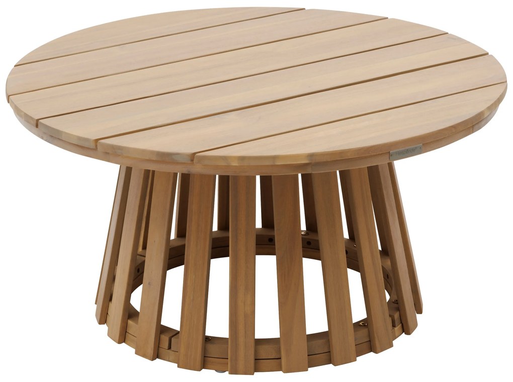 Stolik ogrodowy z drewna akacji, Ø 80 cm, OSUNA