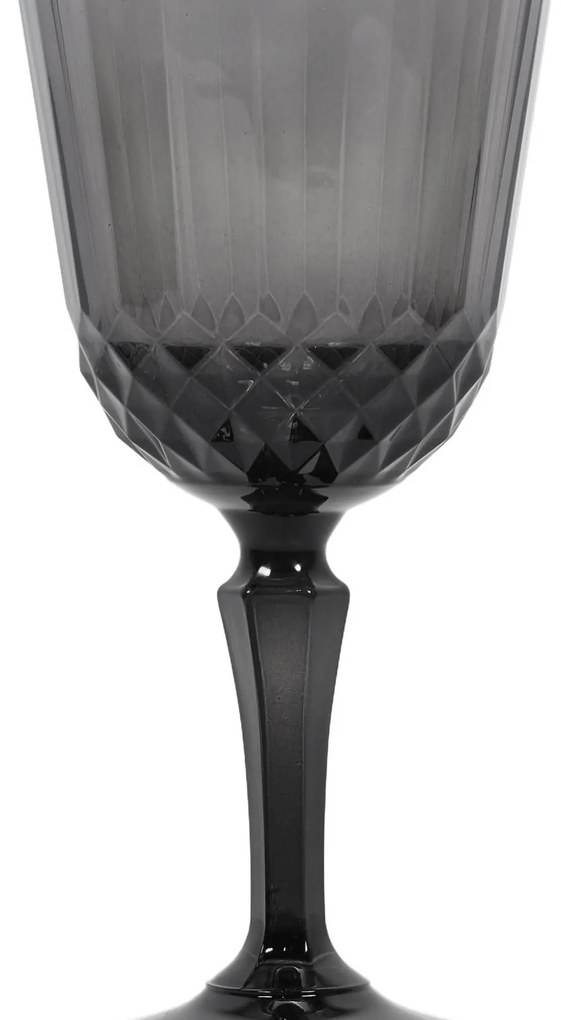 Kieliszek na wino z szarego szkła, 310 ml