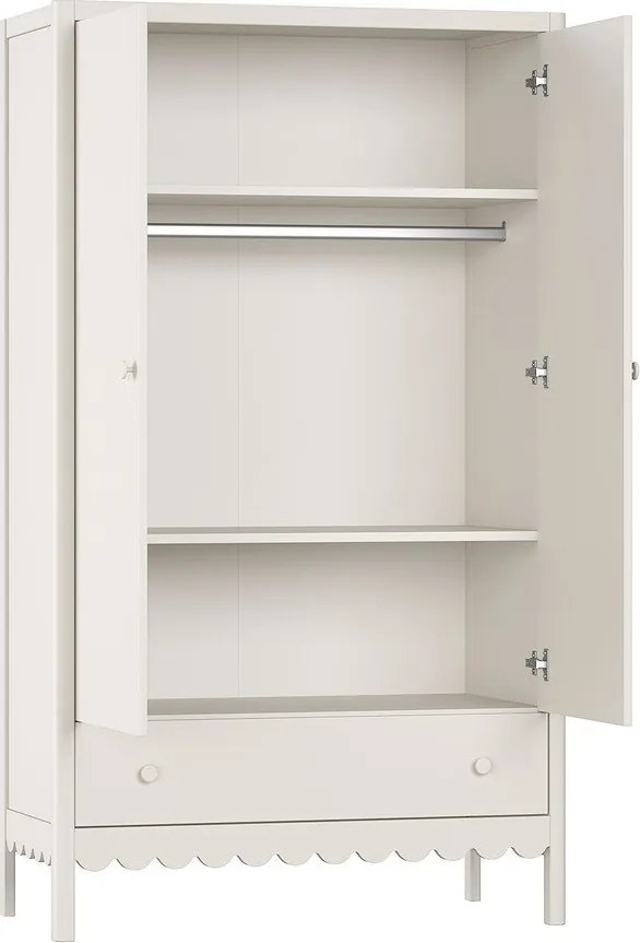 Beżowa szafa dziecięca 110x190x55 cm Swingo – Vipack