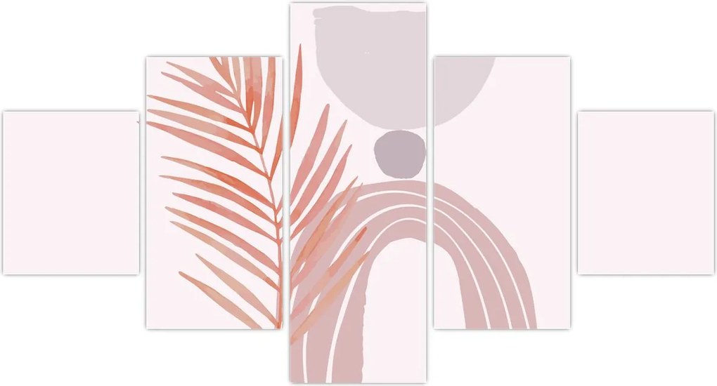 Obraz - Fioletowy minimalizm N⁰1 (125x70 cm)
