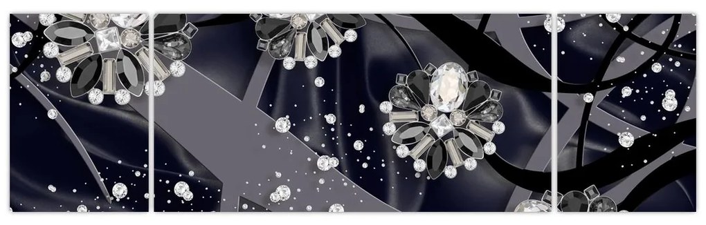 Obraz - Diamenty w pomieszczeniu (170x50 cm)