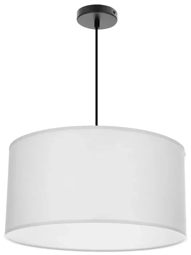 Szara wisząca lampa abażurowa - M097 Denoli 8X