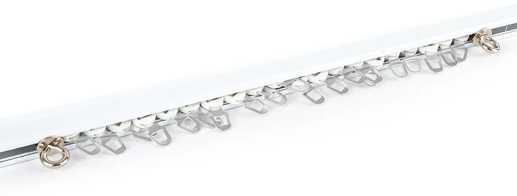 Prowadnica U-Ext regulowana komplet 110 - 200 cm, biały, 110 - 200 cm