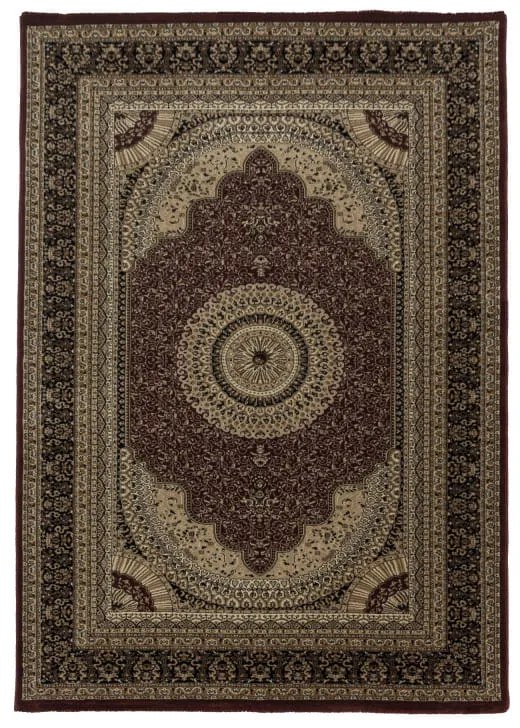 Dywan klasyczny Kashmir ornament czerwony 80 cm x 150 cm