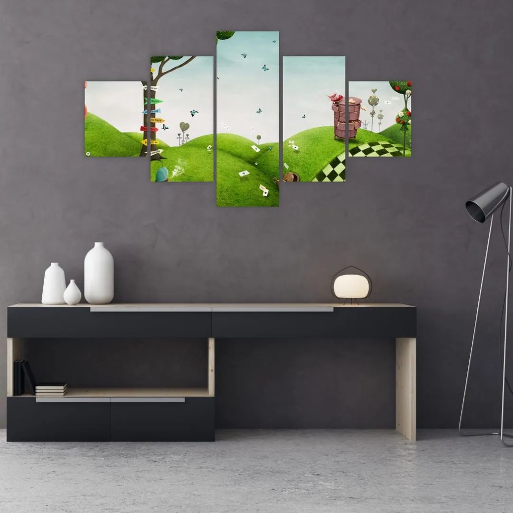 Obraz wspaniałego krajobrazu (125x70 cm)