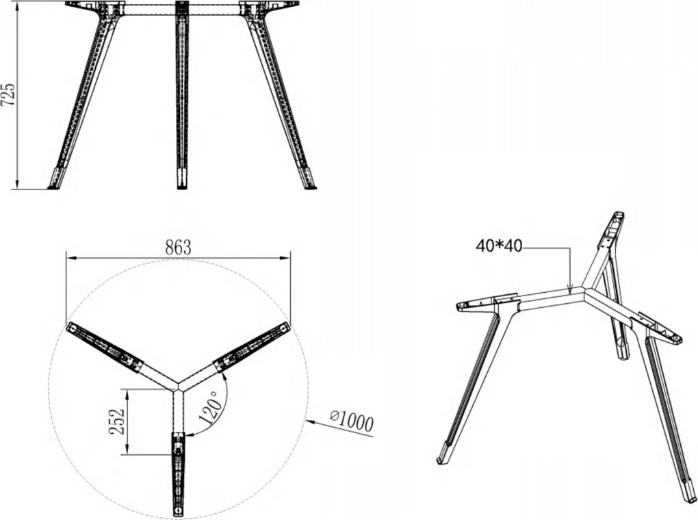 Stolik kawowy PRIMO ZEN, średnica 100 cm, szaro-srebrna podstawa, dąb naturalny