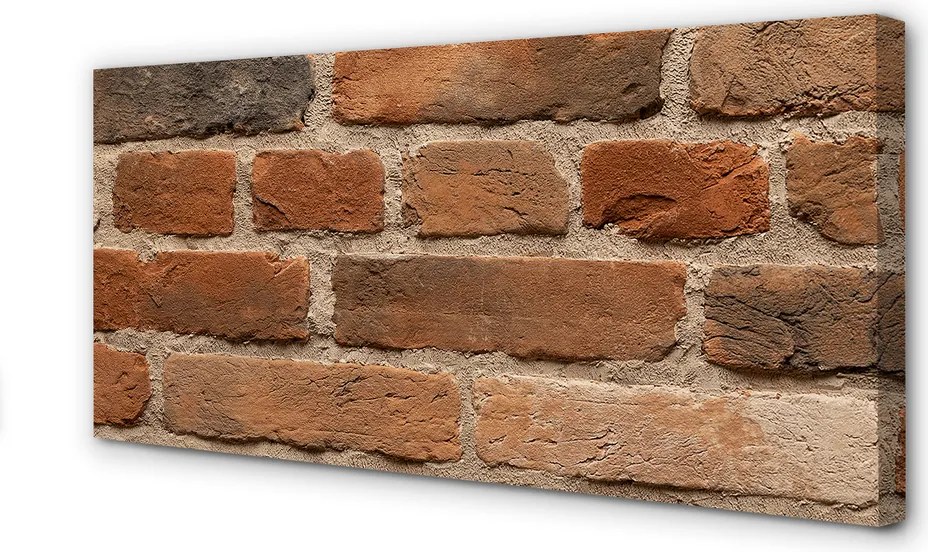 Fotoobraz na płótnie Kompozycja Cegły I Głazów