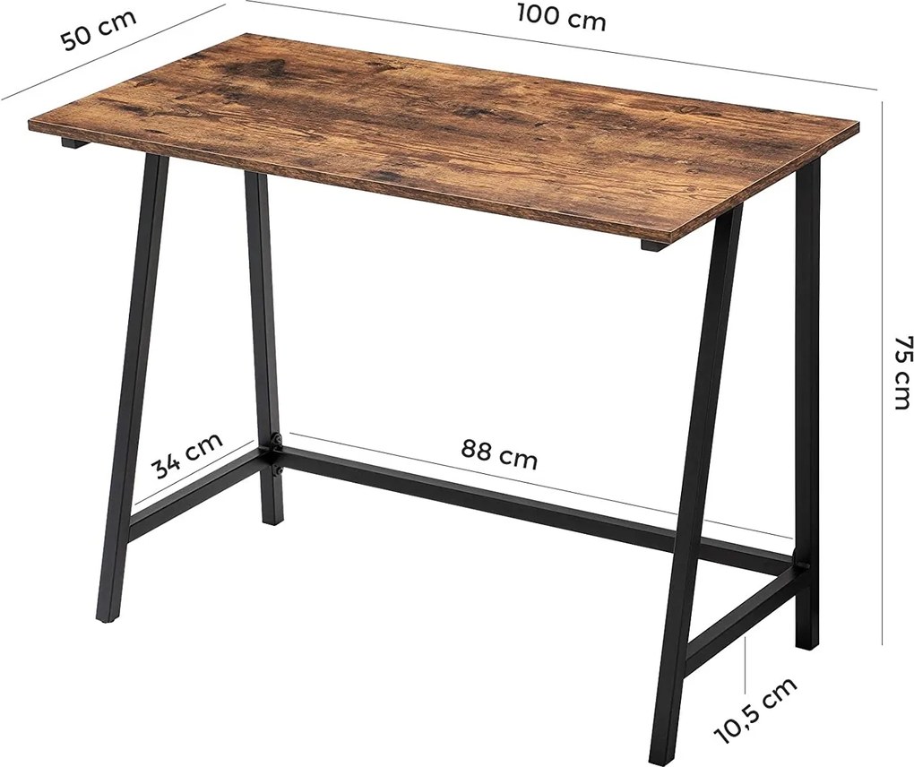 Loftowe biurko komputerowe Salto 40