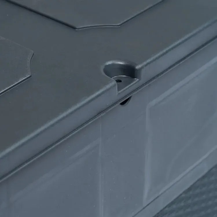 Antracytowa skrzynia ogrodowa 320L F0-C11