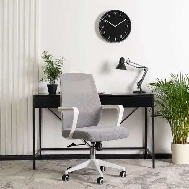 Szary nowoczesny fotel obrotowy do komputera Z4-K48