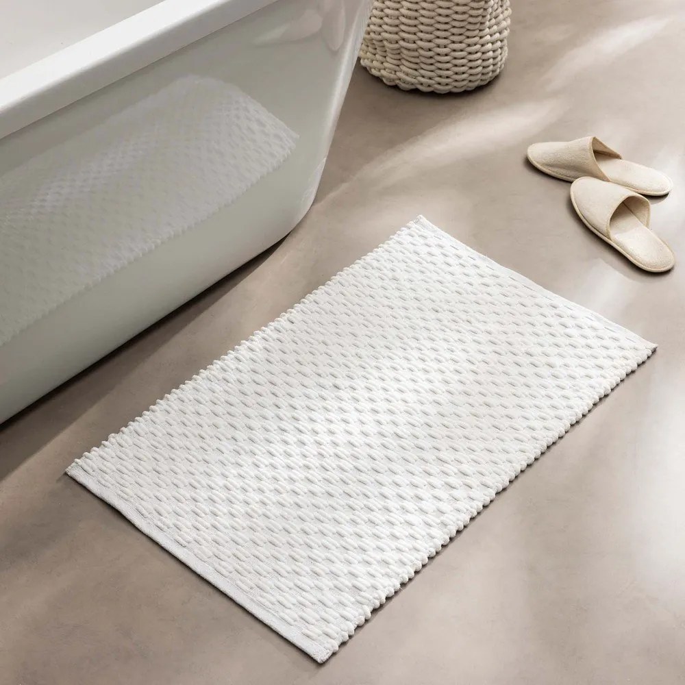 Kremowy dywanik łazienkowy 50x80 cm Lois – douceur d'intérieur