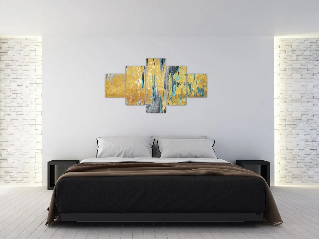 Obraz - Złoty wzór (125x70 cm)
