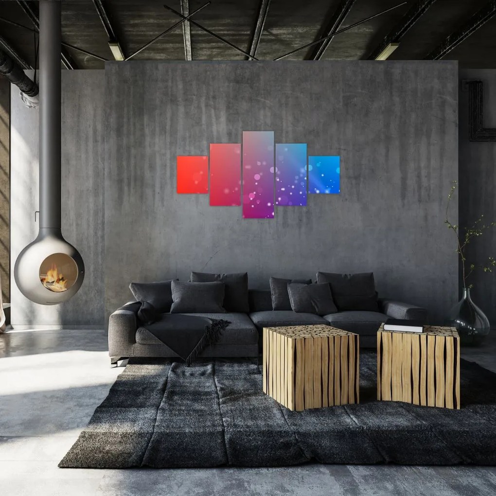 Nowoczesne malarstwo abstrakcyjne (125x70 cm)