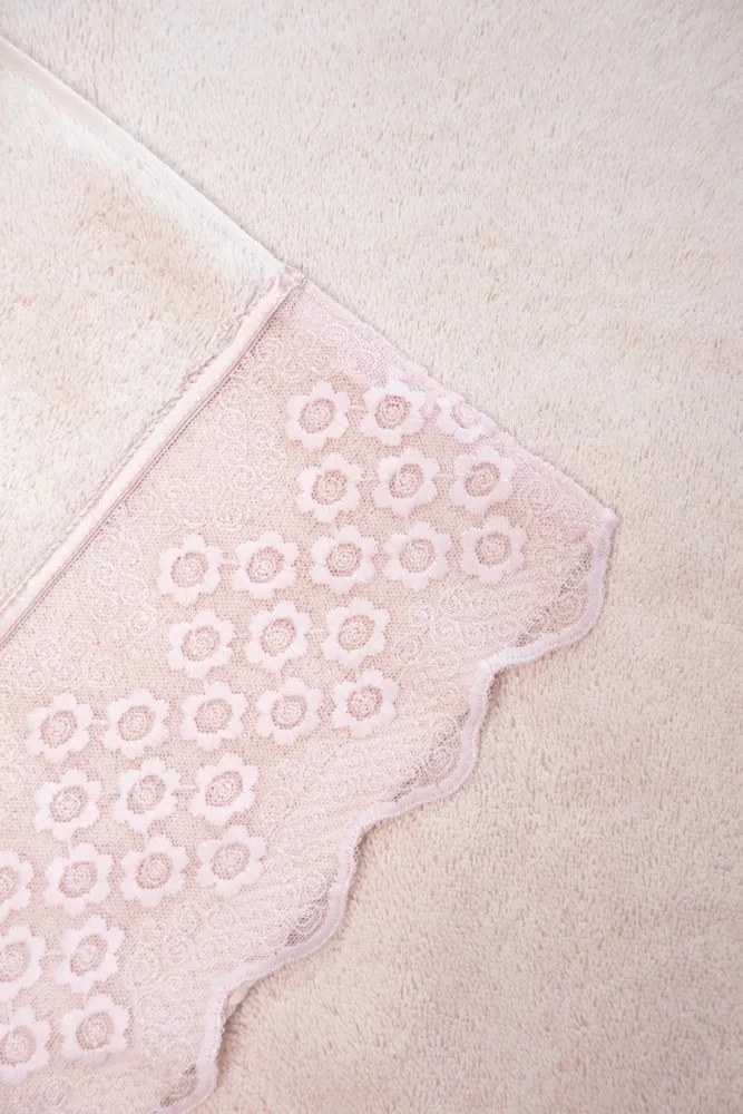 Damski szlafrok FREYA + ręczniki + pudełko XL Śmietankowy