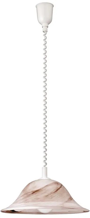 Rabalux 3954 - Żyrandol ALABASTRO 1xE27/60W/230V alabastrowe szkło