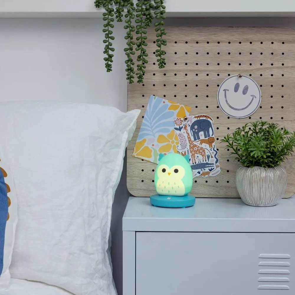 Niebieska dziecięca lampka nocna Fizz Winston – SQUISHMALLOWS