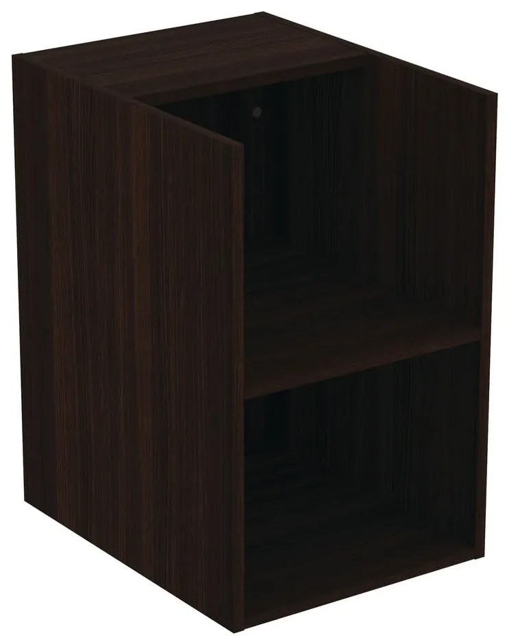 Ciemnobrązowa niska wisząca szafka łazienkowa w dekorze dębu 40x63 cm i.Life B – Ideal Standard