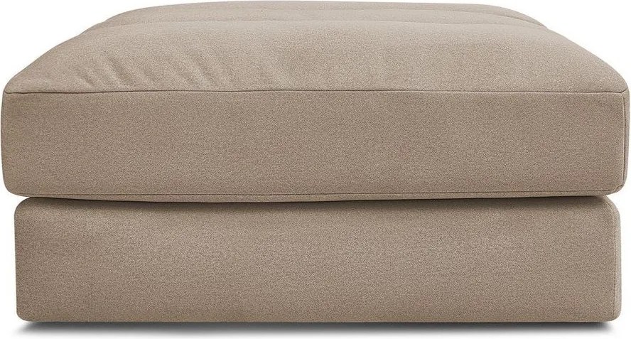 Szarobrązowy aksamitny podnóżek Sierra – Bobochic Paris