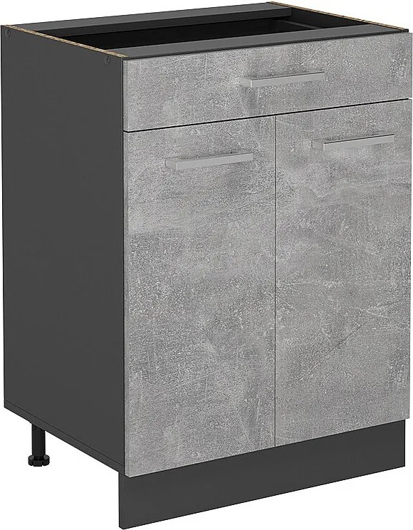 Szafka dolna do kuchni beton 60x46x81.6 r-line