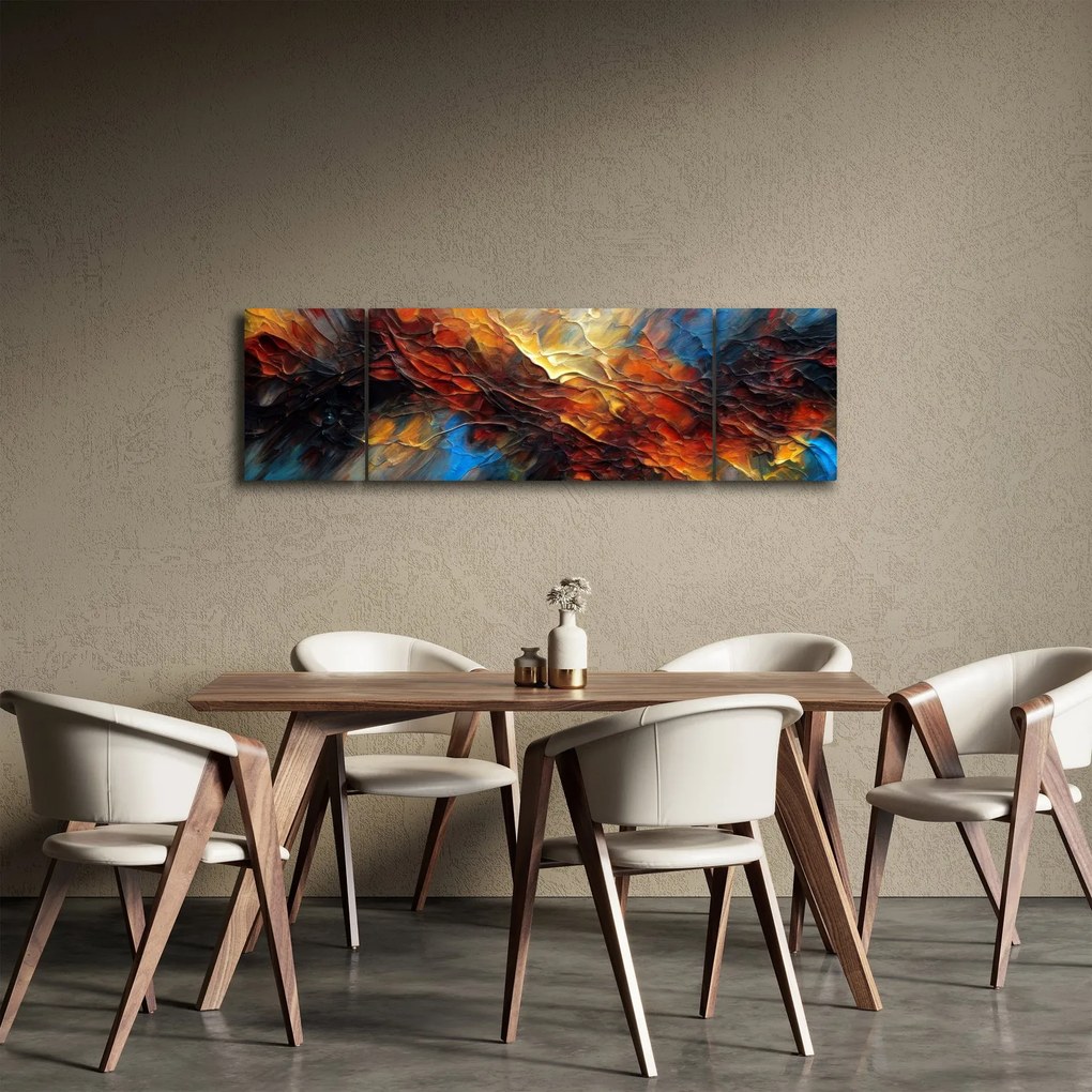 Obraz - Tekstura koloru (170x50 cm)