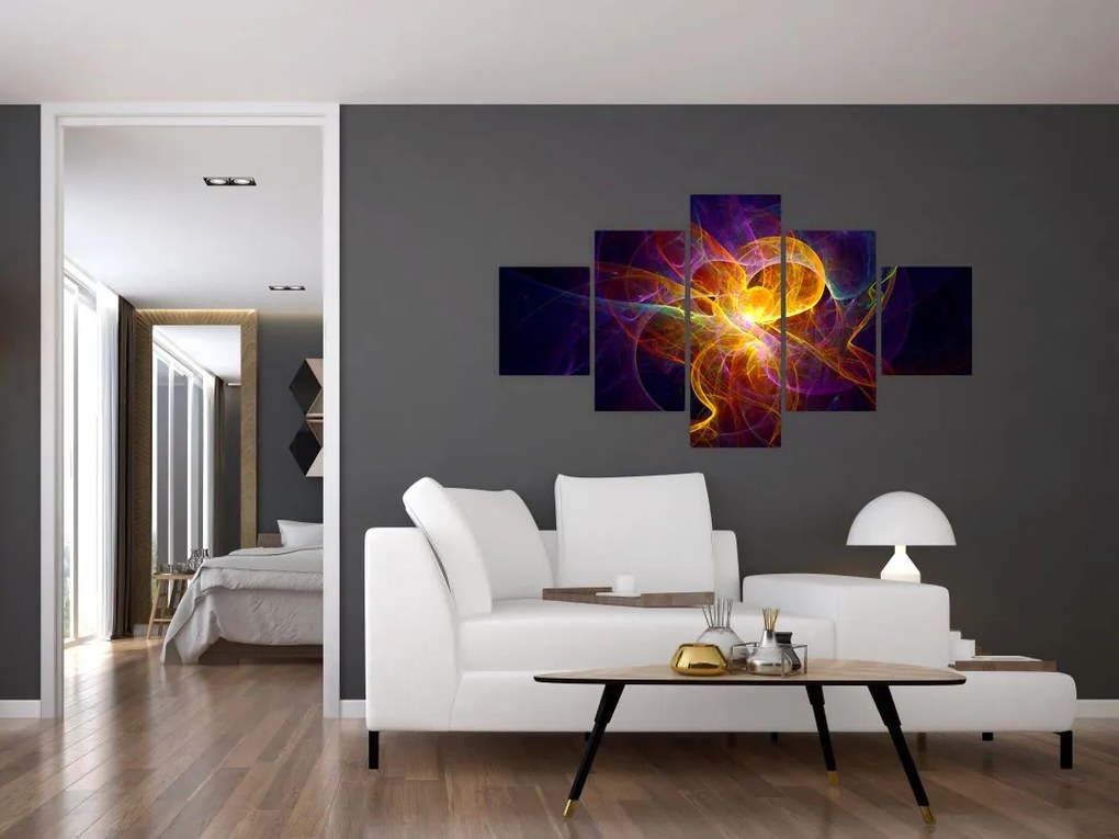 Abstrakcyjny obraz (125x70 cm)