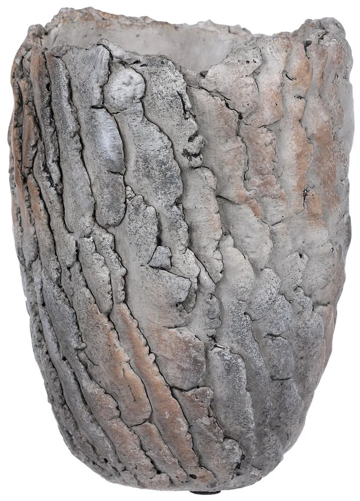 Betonowa donica Stone szara, 16 x 22 cm