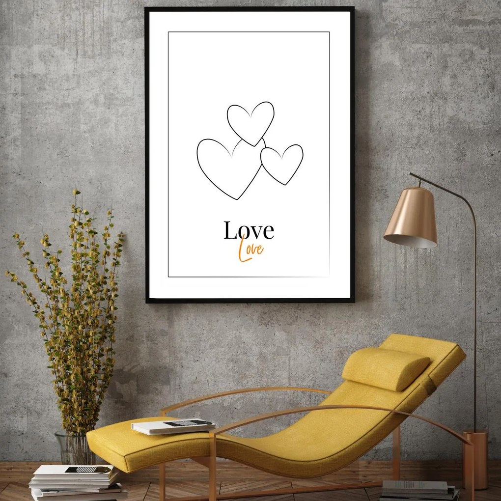 Plakat - Love (A4)