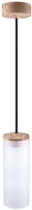 Czarna lampa wisząca tuba pojedyncza - S236 Z0-C70