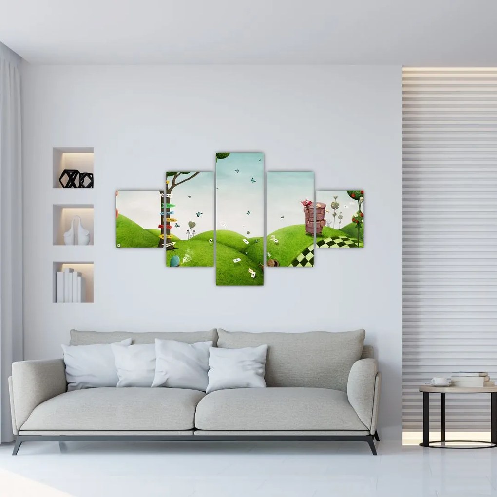 Obraz wspaniałego krajobrazu (125x70 cm)