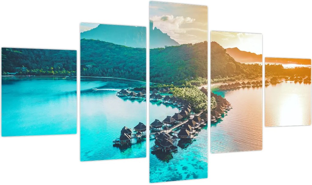 Obraz - Bora Bora (125x70 cm)