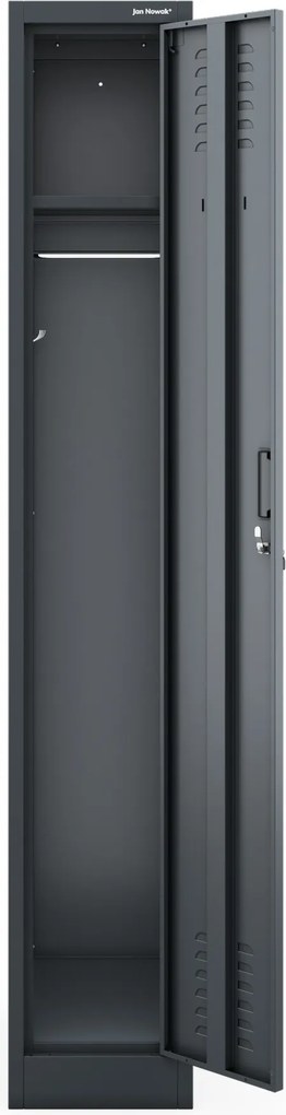 Szafka pracownicza metalowa antracytowa KACPER II 1 Plus 300 x 1800 x 500 mm