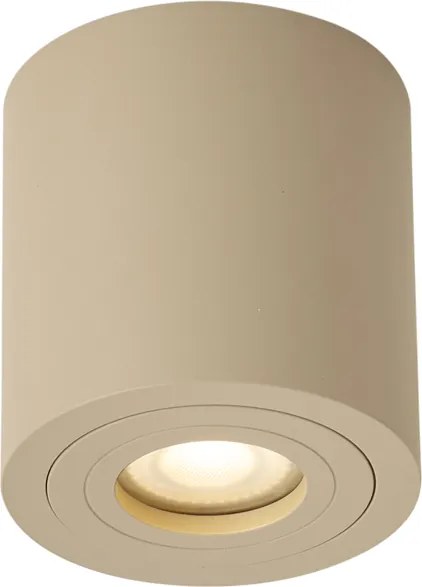 Moderne plafondspot taupe GU10 50mm IP44 - Capa
