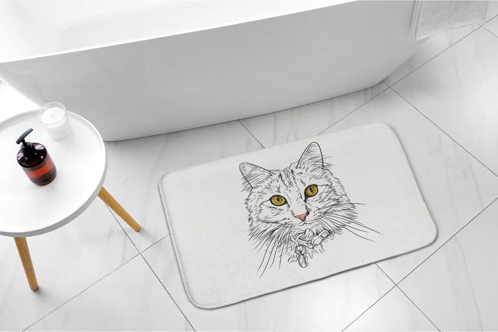 Dywanik łazienkowy Dywanik łazienkowy Kot Zwierzęta