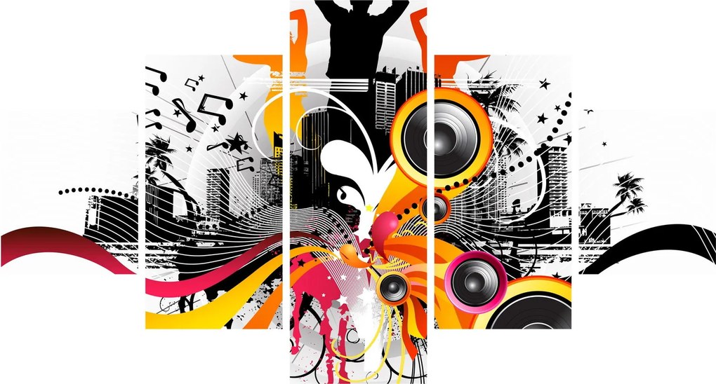 Obraz - Muzyka (125x70 cm)